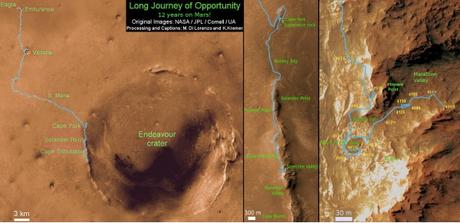 Auguri Opportunity: il MER festeggia 12 gloriosi anni su Marte