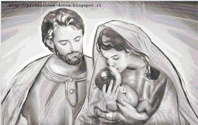 Schema a punto croce: Sacra Famiglia_17