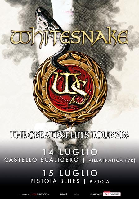 WHITESNAKE TOUR estivo in Italia