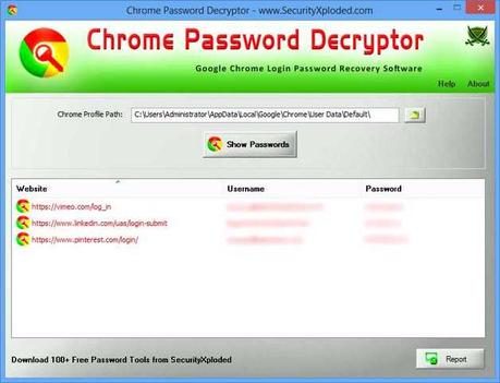 Scoprire password salvate su Google Chrome Download Software