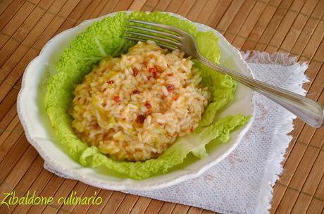 Risotto di verza e nduja