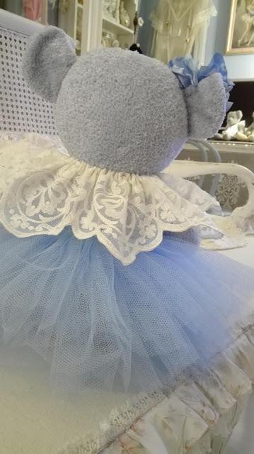 Shabby chic,ORSO AZZURRO CHIC