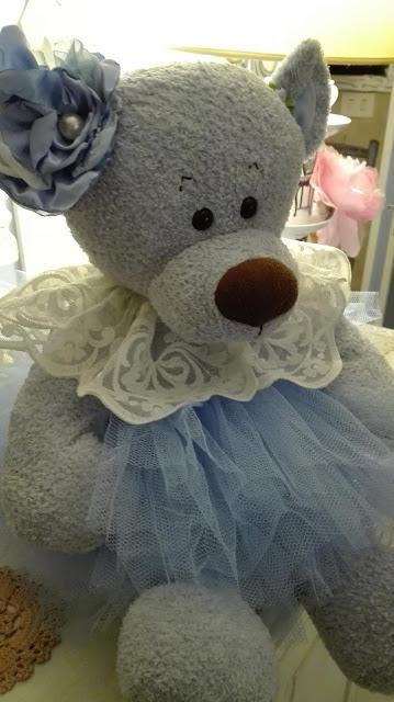 Shabby chic,ORSO AZZURRO CHIC