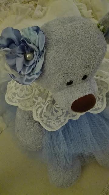 Shabby chic,ORSO AZZURRO CHIC