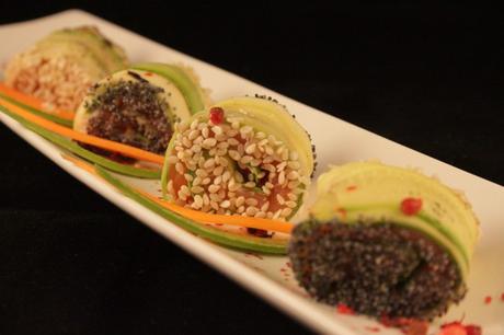 Mini roulade di zucchine e salmone