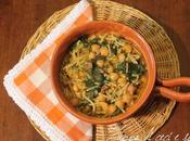 Zuppa ceci spinaci