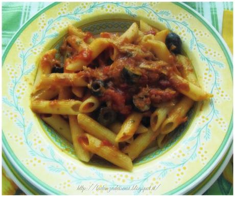 Penne al ragu' di tonno