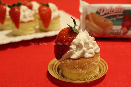 Dolcetti fragole e panna No Lactose