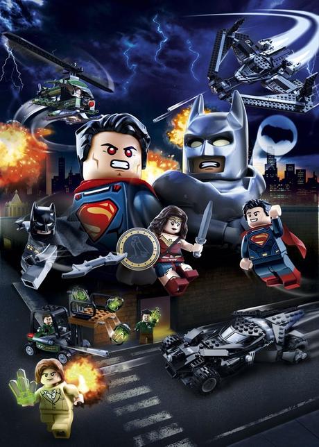 Batman v Superman: Dawn of Justice, ecco il poster... LEGO!