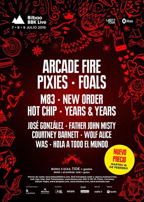 BBK 2016: Arcade Fire si aggiungono a PIxies e New Order