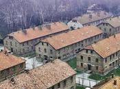 campo Auschwitz visto drone