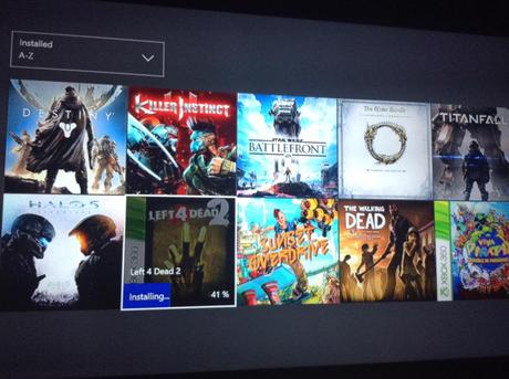 Qualcuno sta installando Left 4 Dead 2 su Xbox One