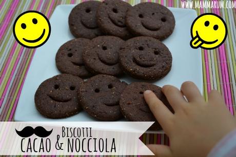 Biscotti cacao e nocciola senza burro e uova (vegan)