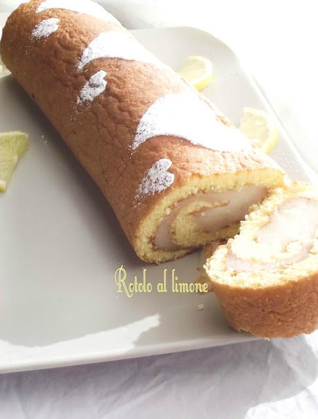 Il rotolo al limone-Il vecchio ricettario Bertolini e Maria Rosa