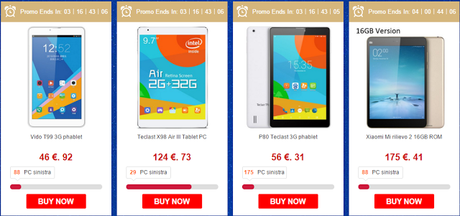 Tantissimi terminali con processore Intel in offerta (Tablet Windows, Smartphone, Tv Box, Mini Pc ecc.)