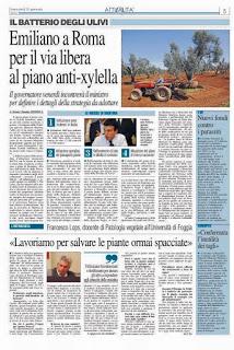 Rassegna stampa agricola 27 gennaio 2016