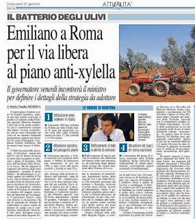 Rassegna stampa agricola 27 gennaio 2016