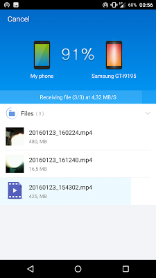 Come inviare Giga di file tra due smartphone in pochi secondi!