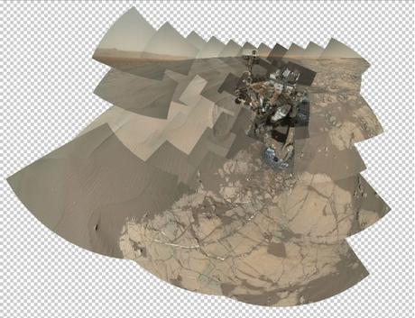 Nuovo selfie per Curiosity al campo di dune 