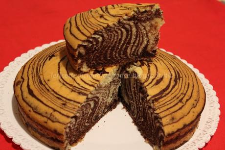 Zebra Cake, ovvero Torta zebrata