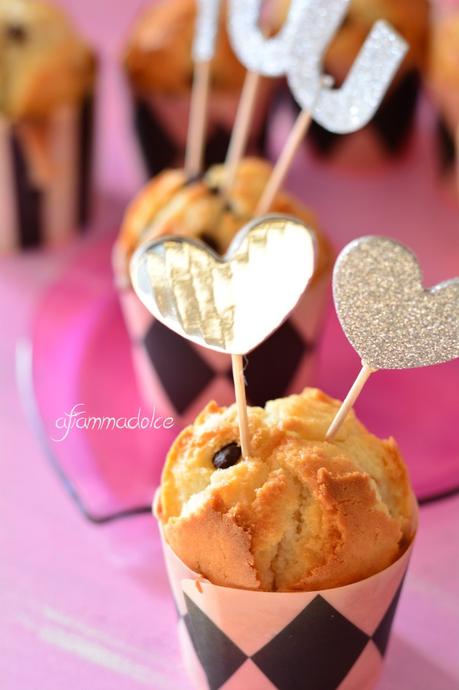 muffin pere e cioccolato vegan