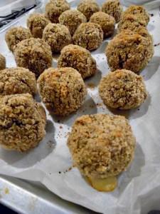 Polpette di quinoa e lenticchie senza glutine