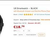 Promozione Gearbest: Smartwatch meno euro codice sconto U8GB