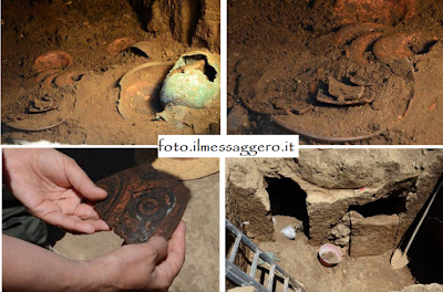 Archeologia. Scoperta a Vulci una tomba etrusca con corredo  di 2800 anni fa.