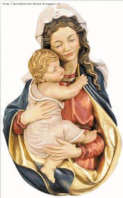 Schema a punto croce: Madonna con Bambino_15