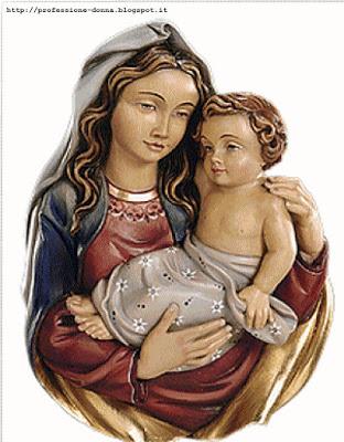 Schema a punto croce: Madonna con Bambino_13
