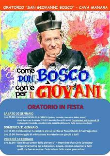 CAVA MANARA (pv). I festeggiamenti per San Giovanni Bosco: una cena, tanti giochi e un incontro formativo.
