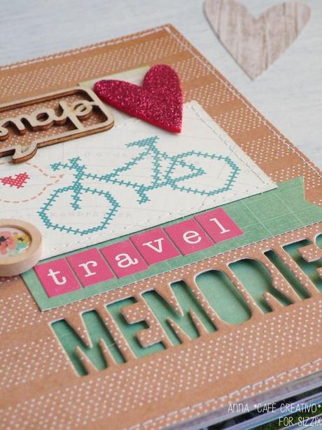 #Sizzix Scrapbooking Tutorial - Mini Album di viaggio