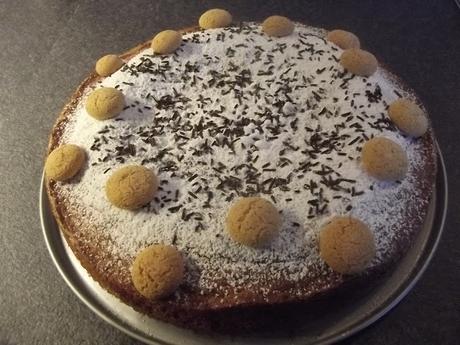 TORTA AMARETTI E CIOCCOLATO