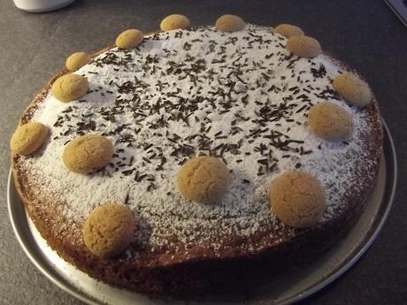 TORTA AMARETTI E CIOCCOLATO