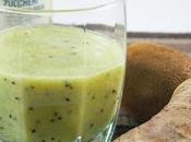 Frullato banana, kiwi zenzero