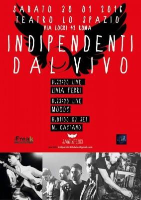 INDIPENDENTI DAL VIVO: THE FREAK CON I MOODS
