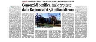 Consorzi di Bonifica 30 gennaio 2016