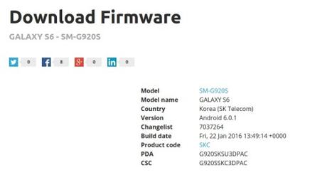 Download firmware  G920SKSU3DPAC_G920SSKC3DPAC_SKC   SamMobile