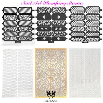 Cici&Sisi Nail Art Stencils Collections