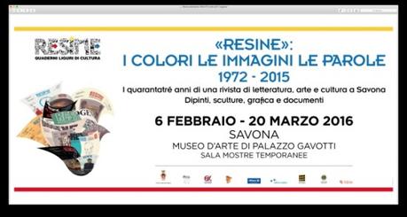 Savona attende la mostra dedicata a “Resine”