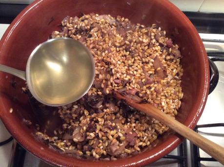 FARRO RISOTTATO CON RADICCHIO ROSSO