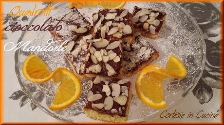 Frolla all' arancio con cioccolato e mandorle