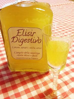 Elisir digestivo - liquore fatto in casa