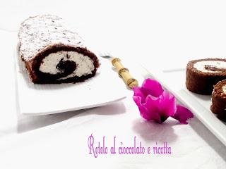 Rotolo al cioccolato e ricotta