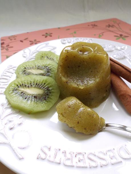 Budino al kiwi senza zucchero