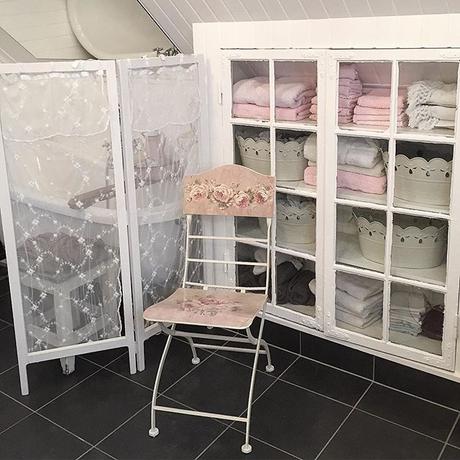 Stile romantic shabby a casa di Mariann