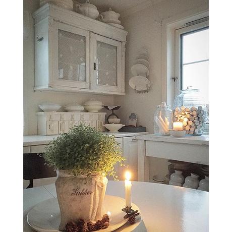 Stile romantic shabby a casa di Mariann