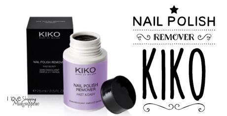 [Review] Nail polish remover fast & easy - KIKO