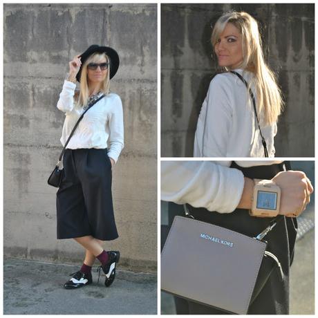 outfit gennaio 2016 outfit bianco e nero outfit pantaloni culotte come abbinare i pantaloni culotte abbinamenti pantaloni culotte culotte pants outfit how to wear culotte pants RECAP OUTFIT gennaio 2016 outfit invernali outfit gennaio 2016 january 2016 outfits recap january outfits recap winter outfits cosa indossare in inverno outfit invernali what to wear in winter winter outfits mariafelicia magno fashion blogger colorblock by felym fashion blog italiani fashion blogger italiane blog di moda blogger italiane di moda fashion blogger bergamo fashion blogger milano fashion bloggers italy italian fashion bloggers influencer italiane italian influencer