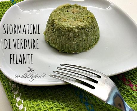 sformatini di verdure filanti